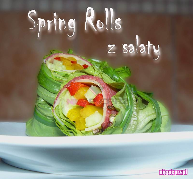 Spring Rolls z sałaty