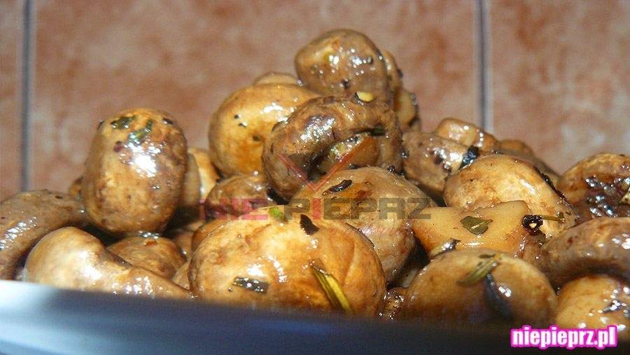 Smażone pieczarki